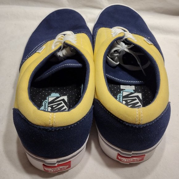 🌎 Vans || ComfyCush Era Low Top Yellow/Blue - Picture 4 of 8